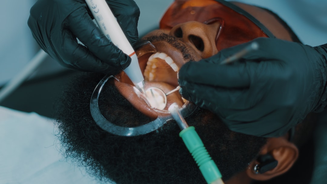 Hygienist performing a thorough professional cleaning