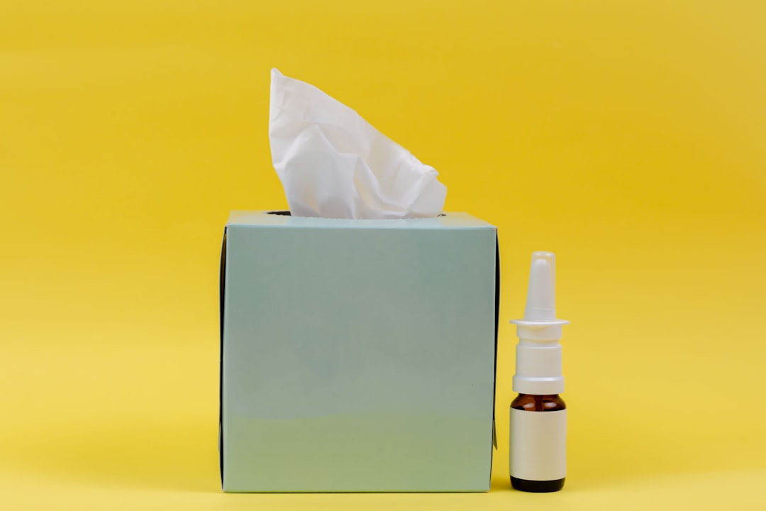 Nasal spray and tissue — common signs of sinus involvement