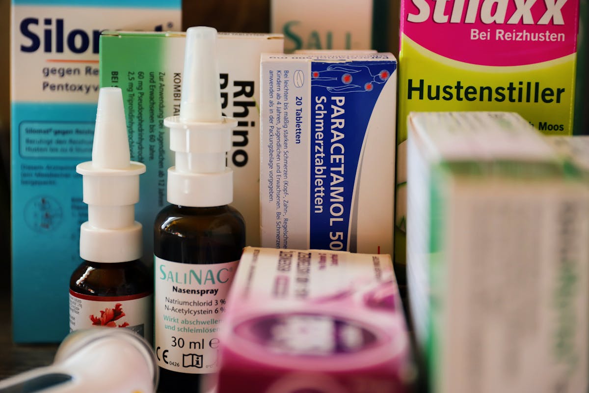 Nasal spray bottle and sinus relief products